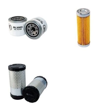 Filter Kit for Kubota B 2400 D/HD Air Oil Fuel Filters with Kubota Engine SN RA2027