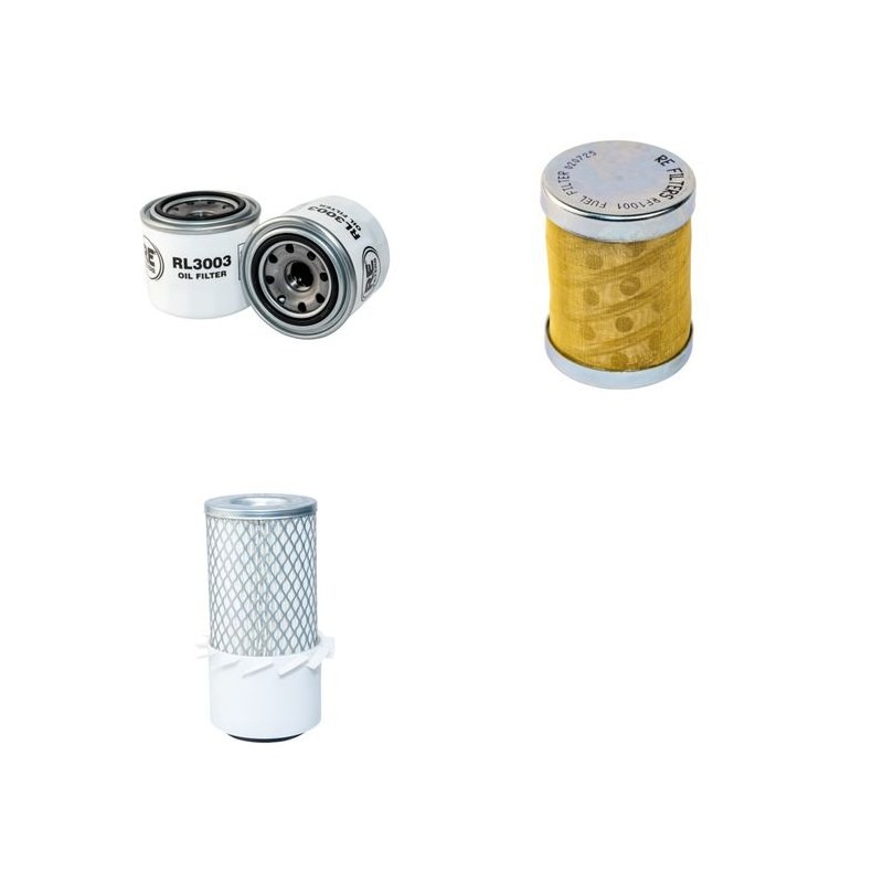 KUBOTA F 2000 II Filter Service Kit Air Oil Fuel Filters w/Kubota  Eng.