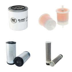 Kubota F3890 Filter Service Kit - Air, Oil, Fuel Filters