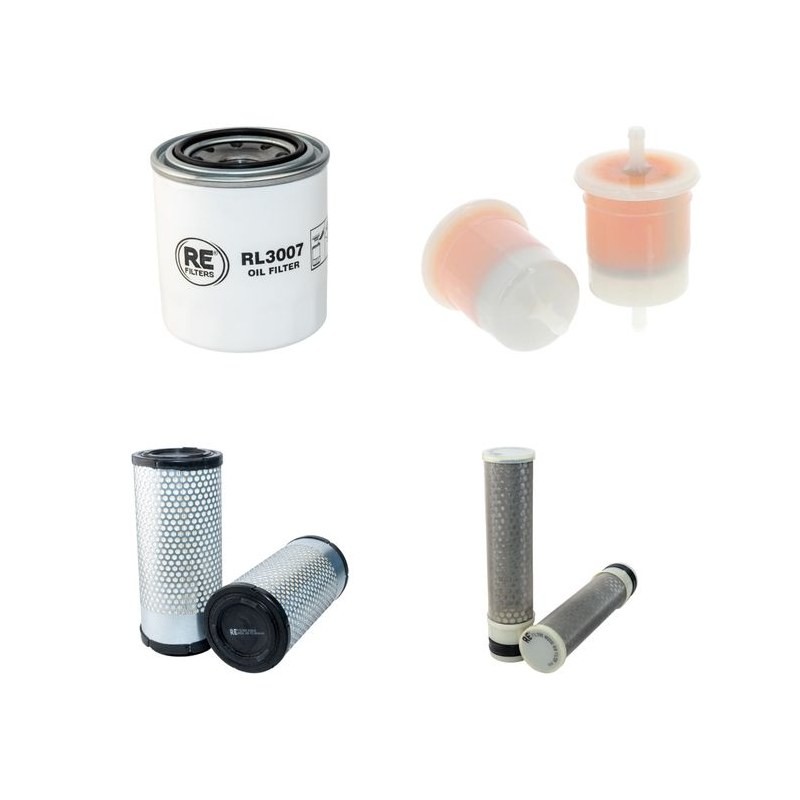 Filter Kit for Kubota F3890 - Air, Oil, Fuel Filters