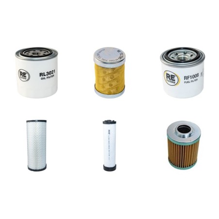 KUBOTA KC 250 HR Filter Service Kit w/Kubota V2203M Eng.