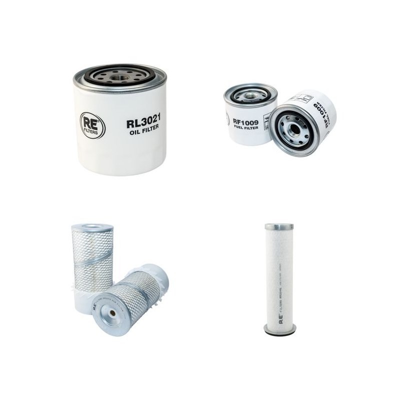 AVANT 750 Filter Service Kit Air Oil Fuel Filters w/Kubota V2403 Eng.