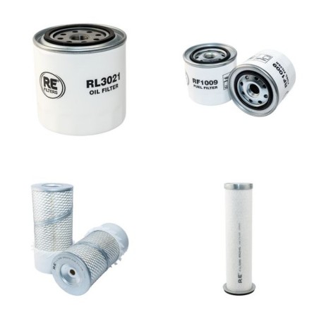 AVANT 750 Filter Service Kit Air Oil Fuel Filters w/Kubota V2403 Eng.