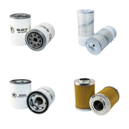 KUBOTA KH 170 L Filter Service Kit w/Kubota S2600 Eng.