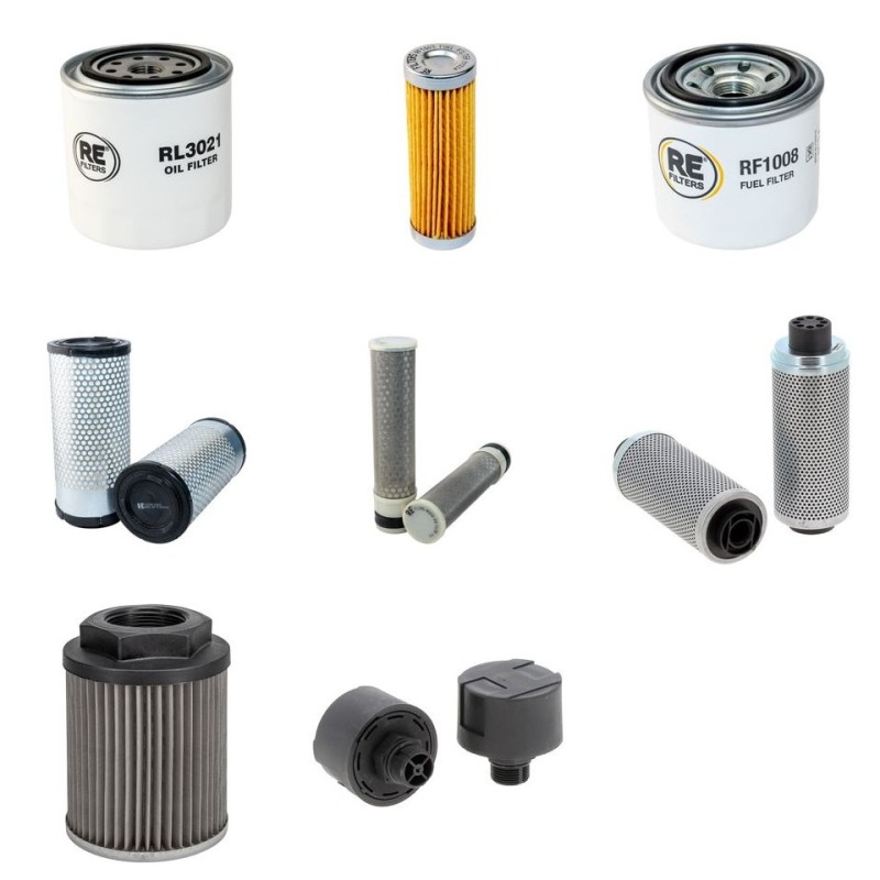 Kubota KX101-3A (ALPHA) Filter Service Kit
