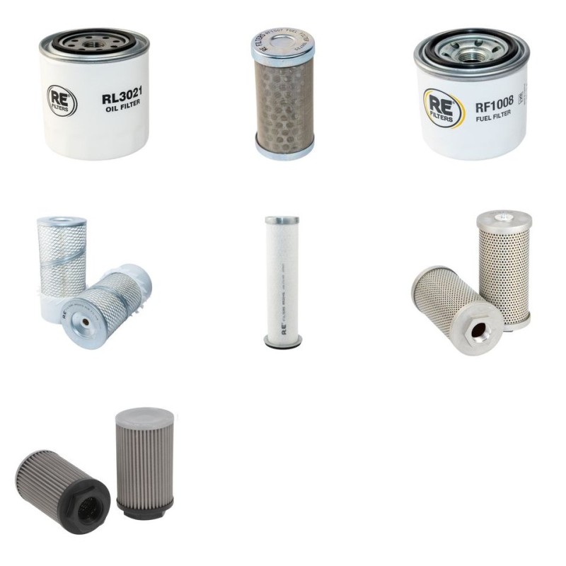 Kubota KX161-2 Filter Service Kit - After Serial Number 50135-