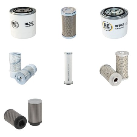 Kubota KX161-2 Filter Service Kit - After Serial Number 50135-