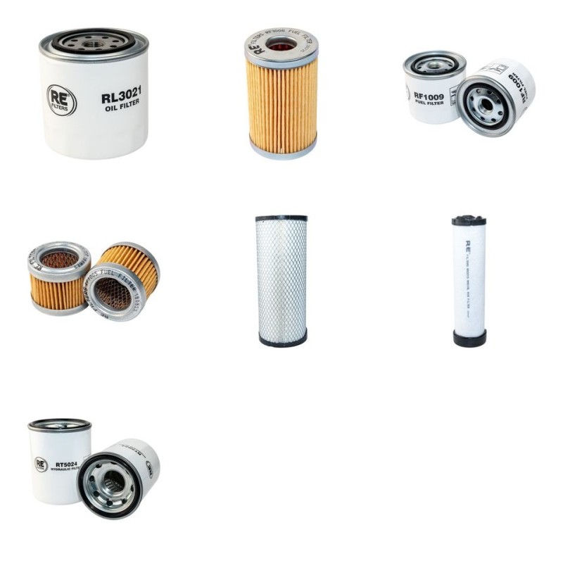 KUBOTA KX 251 ALPHA Filter Service Kit w/Kubota V3300 Eng. SN -3U2804