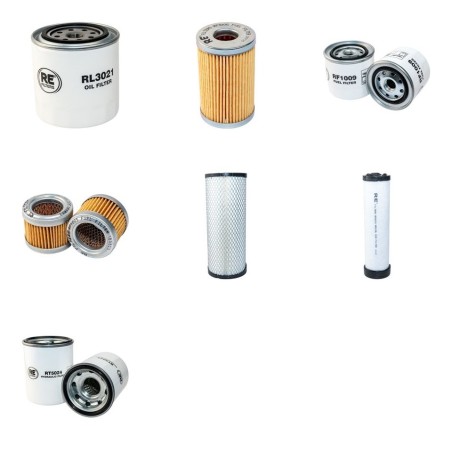 KUBOTA KX 251 ALPHA Filter Service Kit w/Kubota V3300 Eng. SN -3U2804