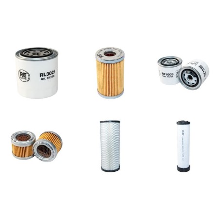 KUBOTA KX 251 ALPHA Filter Service Kit Air Oil Fuel Filters w/Kubota V3300 Eng. SN  -3U2804