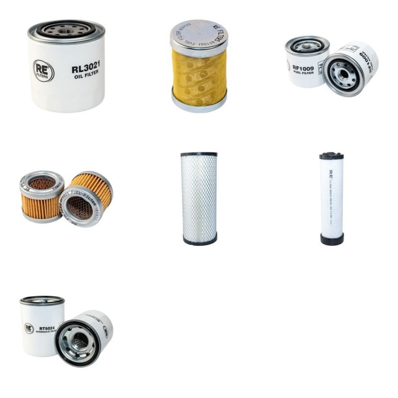 Filter Kit for Kubota KX 251-2 with Kubota V3300 Engine