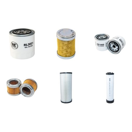 KUBOTA KX 251-2 Filter Service Kit Air Oil Fuel Filters w/Kubota V3300 Eng.