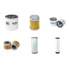 KUBOTA KX 251-2 Filter Service Kit Air Oil Fuel Filters w/Kubota V3300 Eng.