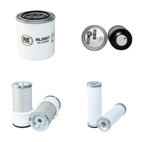 KUBOTA KX 36-2 ALPHA Filter Service Kit w/Kubota D1105-BH-8 Eng.  Air, Oil, Fuel Filters Serial No -58051