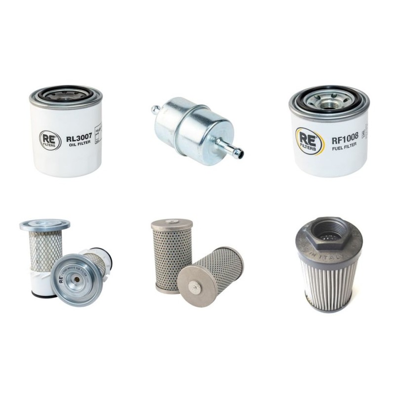 Filter Kit for Kubota KX 61 with Kubota D1105BH Engine