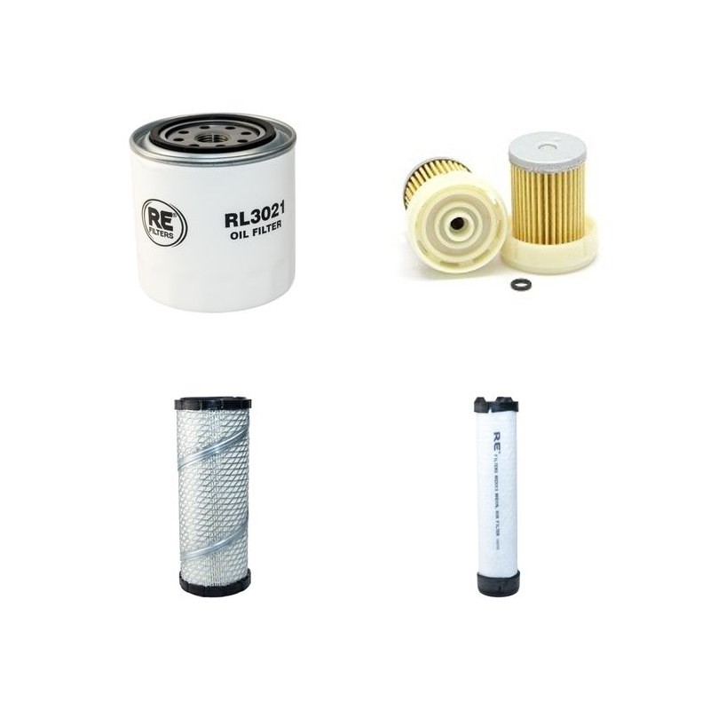 Filter Kit for Kubota L 2800 DHV/DHW Air Oil Fuel Filters with Kubota D1403-M-E2A Engine