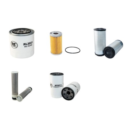 Kubota L3300, L3600, L4200 Filter Service Kit Double Air Filter