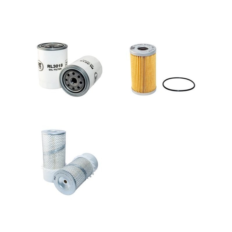 Filter Kit for Kubota L 3750 Air Oil Fuel Filters with Kubota F2302-DI-L Engine