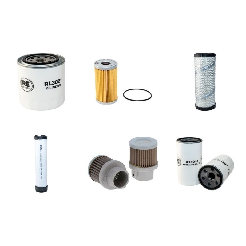 Filter Kit for Kubota L 4100 HST with Kubota V2203EU17 Engine YR 2012-