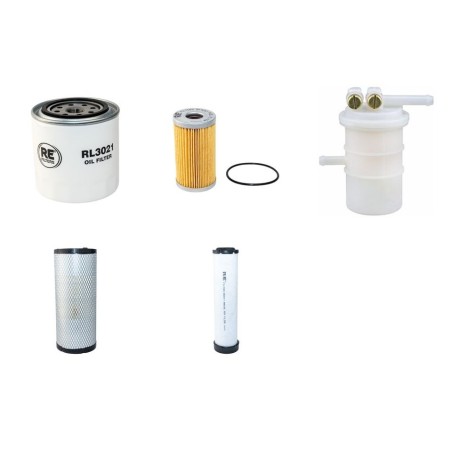 Filter Kit for Kubota L 5240 Air Oil Fuel Filters with Kubota V2403-M-TE2 Engine