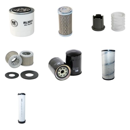 Filter Kit for Kubota M 108 S Air Oil Fuel Filters with Kubota V38DICR-TIE3S Engine
