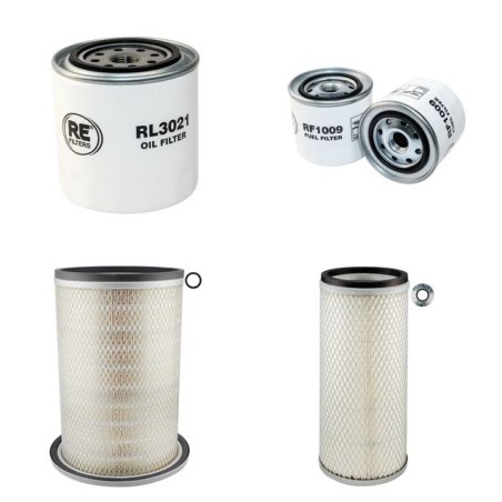 Filter Kit for Kubota M120DTC, M120FC - Air, Oil, Fuel Filters