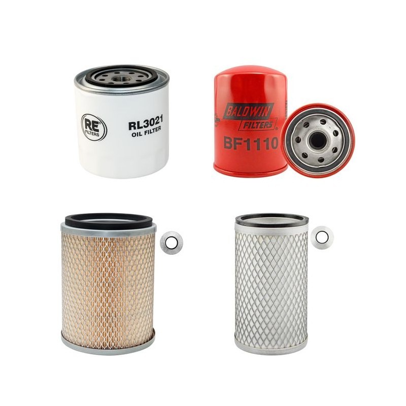 Filter Kit for Kubota M 4030 SU/TF Air Oil Fuel Filters with Kubota F2402-DI-A Engine SN 22427-