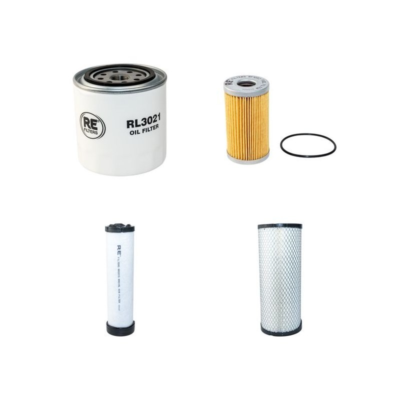 Filter Kit for Kubota M 4900 SC Air Oil Fuel Filters with Kubota F2803 Engine