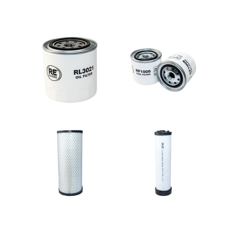 Filter Kit for Kubota M 5700 HDC Air Oil Fuel Filters with Kubota F2803-EA Engine