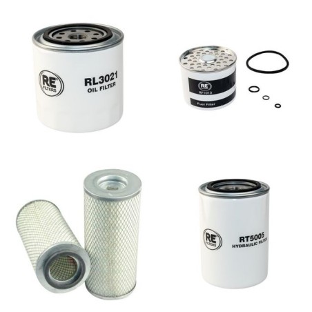 Filter Kit for Kubota M 5950 S with Kubota D3200 Engine SN -20001