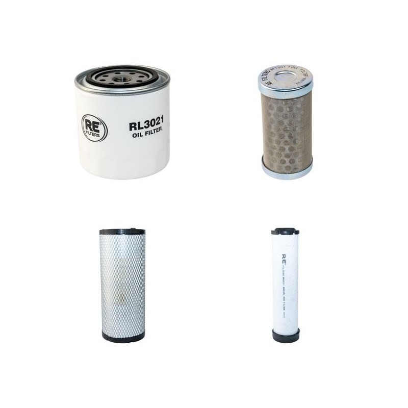 KUBOTA M 6040 DT Filter Service Kit Air Oil Fuel Filters w/Kubota V3307-DI-E2-SS Eng.