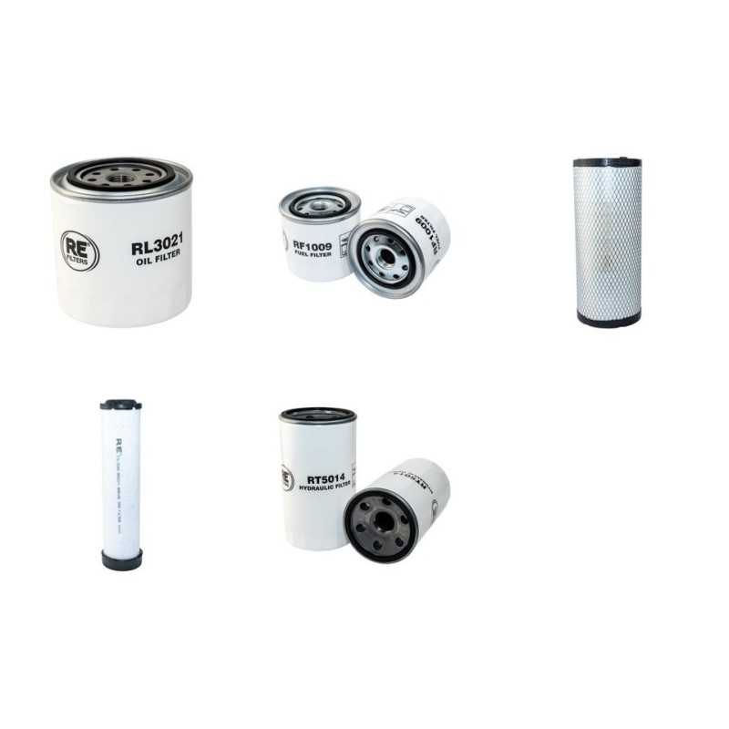 Filter Kit for Kubota M 6040 DTN with Kubota Engine
