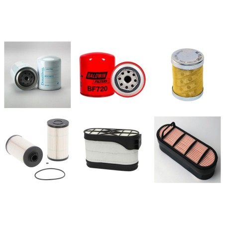 KUBOTA M 7-171 Filter Service Kit Air Oil Fuel Filters w/Kubota  Eng.   YR  2015