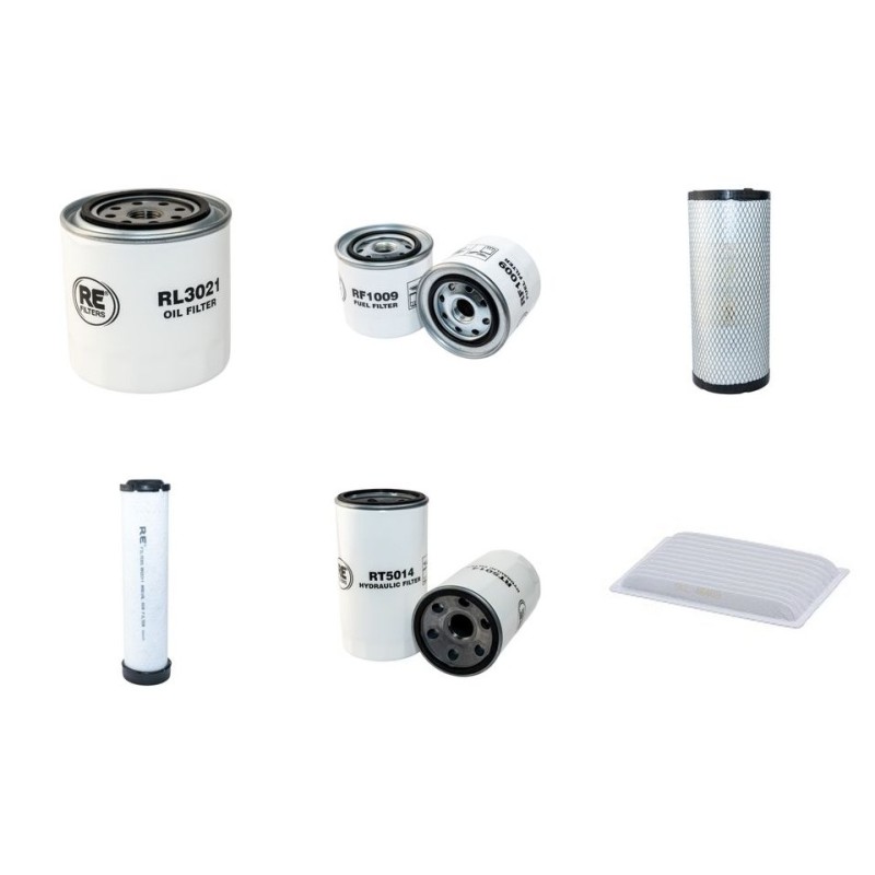 Filter Kit for Kubota M 7040 DTN with Kubota Engine