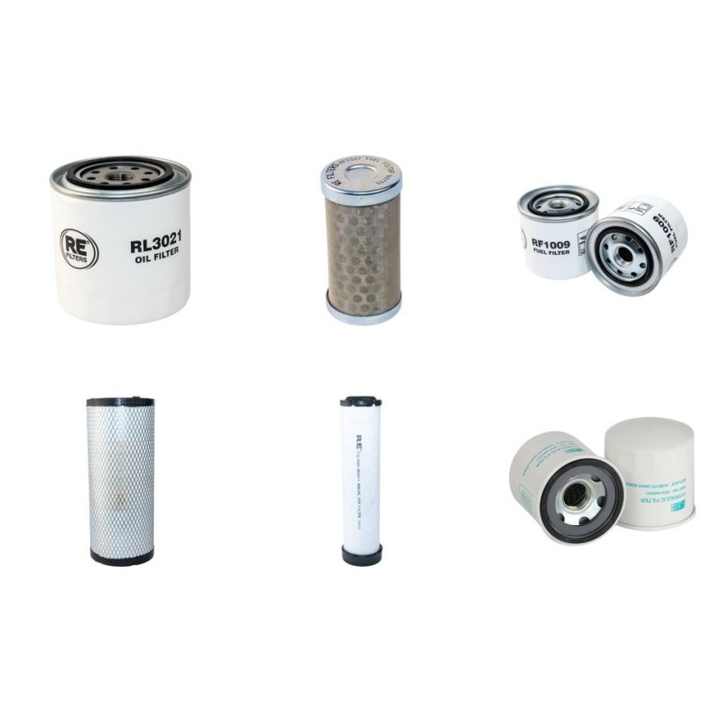 KUBOTA M 7040 NARROW Filter Service Kit w/Kubota V3307 Eng. 2013