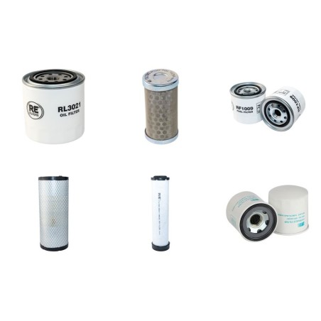 Filter Kit for Kubota M 7040 NARROW with Kubota V3307 Engine 2013