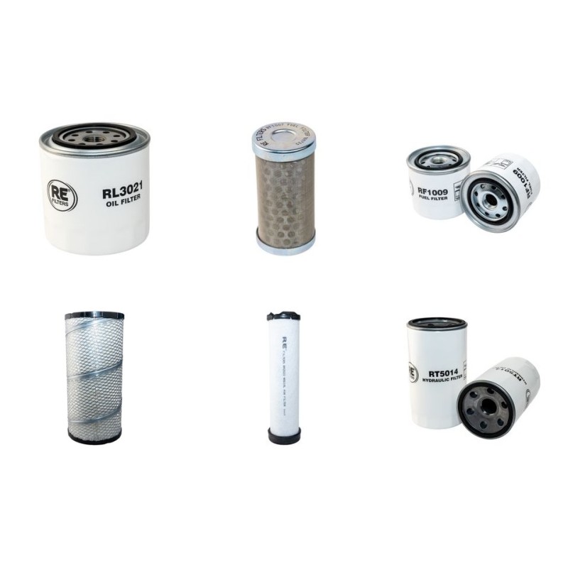 Filter Kit for Kubota M 8540 DTQ with Kubota V3800Di-Te2-Qz Engine
