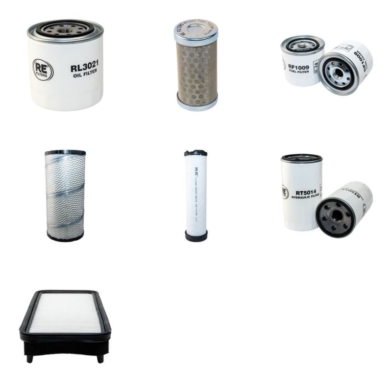 KUBOTA M 9540 DTHQ Filter Service Kit w/Kubota V3800Di-Te2-Qz Eng.
