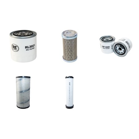Filter Kit for Kubota M 9540 DTHQ Air Oil Fuel Filters with Kubota V3800DI-TE2-QZ Engine