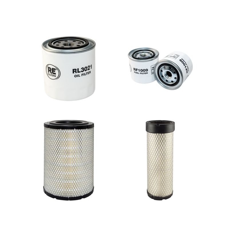 KUBOTA M 9540 DTL Filter Service Kit Air Oil Fuel Filters w/Kubota  Eng.
