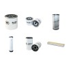 Filter Kit for Kubota ME 9000 DTHQ with Kubota Engine