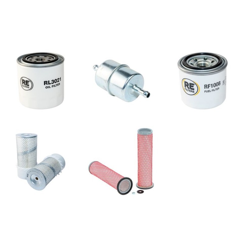 KUBOTA R 410 Filter Service Kit Air Oil Fuel Filters w/Kubota  Eng.
