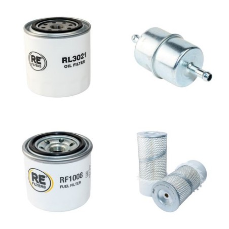 Filter Kit for Kubota R 510 Air Oil Fuel Filters with Kubota Engine