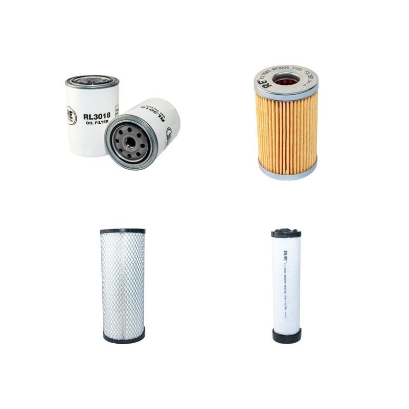 Filter Kit for Kubota R 520 Alpha Air Oil Fuel Filters with Kubota Engine