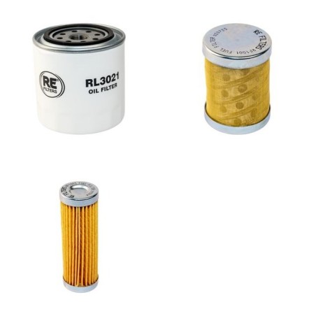 Filter Kit for Kubota SQ 3200 with Kubota V2203E Engine 2004-