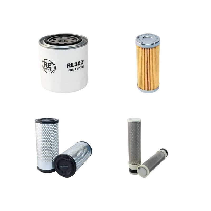 Filter Kit for Kubota STV 34 Air Oil Fuel Filters with Kubota D1503 Engine