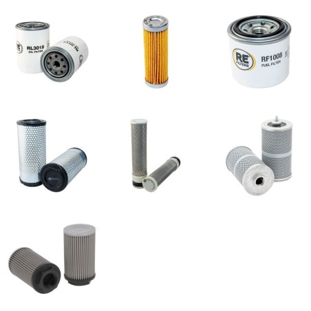 KUBOTA U 35-3a Filter Service Kit w/Kubota D1503 Eng.   YR  2004-