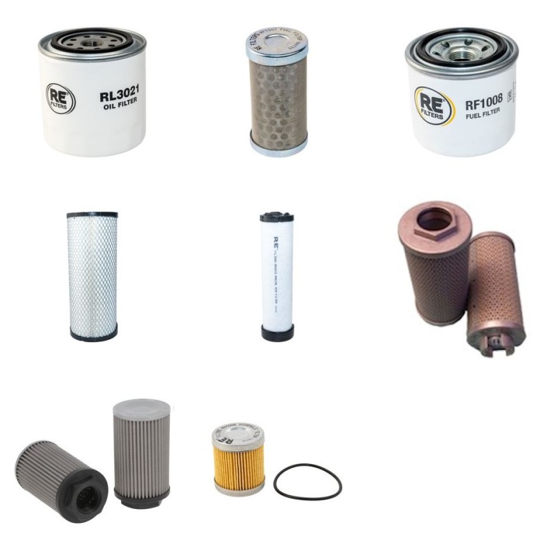 Filter Kit for Kubota U 45 S with Kubota V2203-M-E2Bh-5 Engine