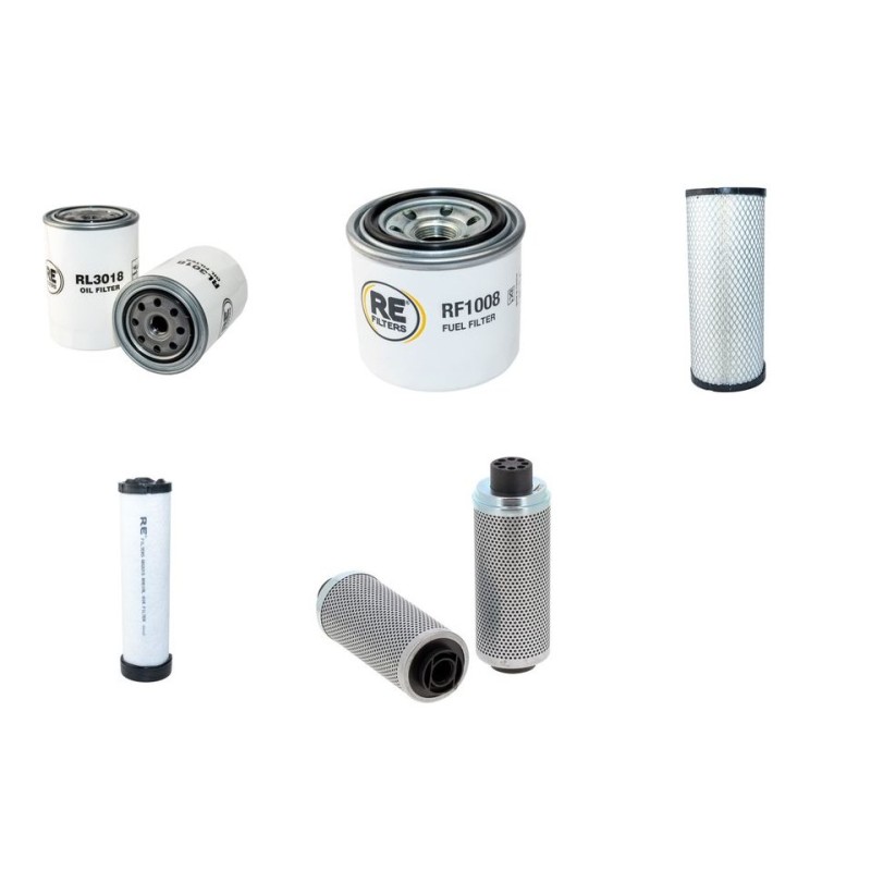 Filter Kit for Kubota U 50-3 with Kubota V2203-Mebh Engine 2006-
