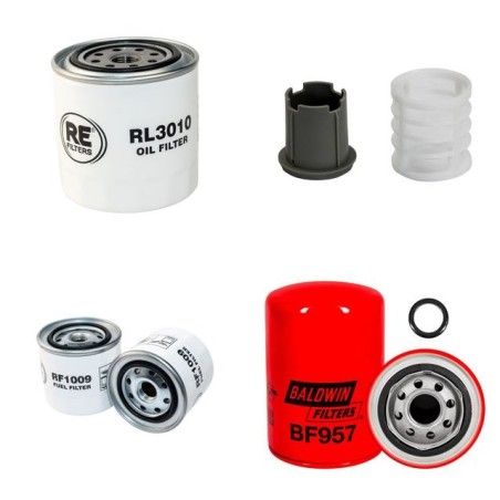 Filter Kit for Kubota Engines V 3307-CR-TE4B Air Oil Fuel Filters